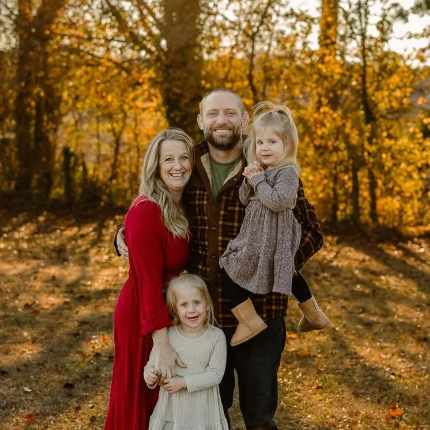 The family behind Arbor Grind together outdoors